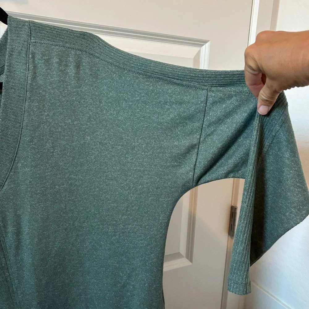 Buffalo David Bitton Pullover V-Neck Sweater Sage Green